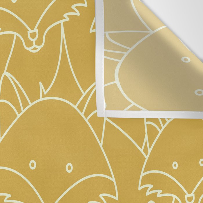 Minimalist Red Fox Wall Tapestry Gallery Image 3