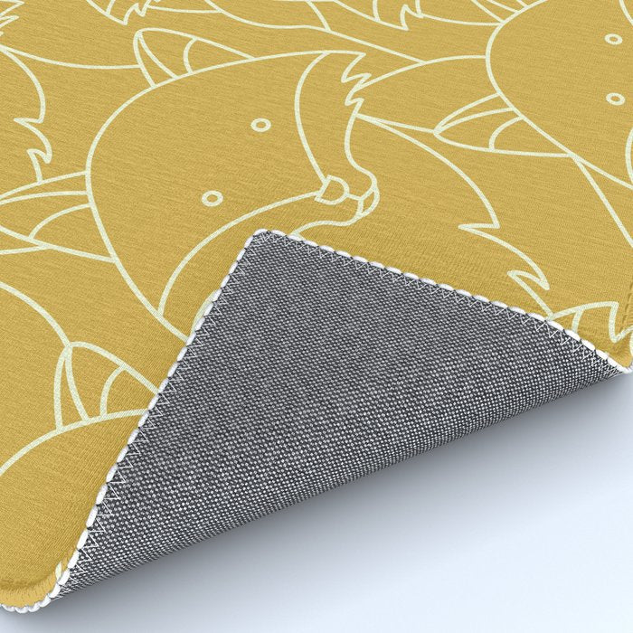 Minimalist Red Fox Rug Gallery Image 4