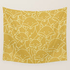 Minimalist Red Fox Wall Tapestry Gallery Image 4