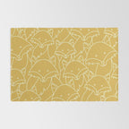 Minimalist Red Fox Rug Gallery Image 2