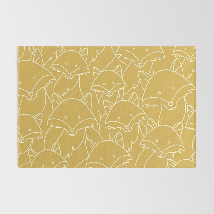 Minimalist Red Fox Rug Gallery Image 2