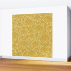 Minimalist Red Fox Wall Mural Gallery Image 2