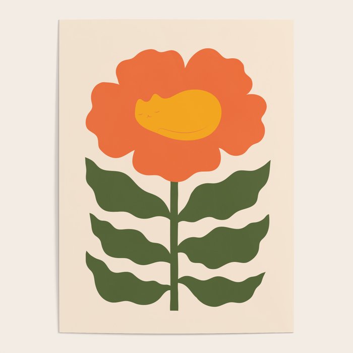 Cat and Plant 60 Poster Gallery Image 4