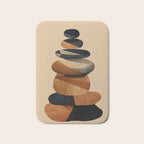 Abstract and Modern Stones Art 1 Bath Mat Gallery Image 1