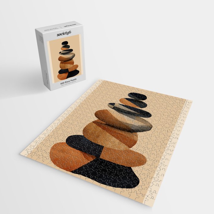 Abstract and Modern Stones Art 1 Jigsaw Puzzle Gallery Image 2
