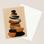 Abstract and Modern Stones Art 1 Stationery Card Gallery Image 2