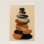 Abstract and Modern Stones Art 1 Stationery Card Gallery Image 2