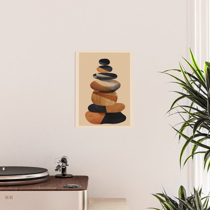 Abstract and Modern Stones Art 1 Poster Gallery Image 2