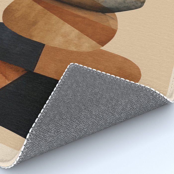 Abstract and Modern Stones Art 1 Rug Gallery Image 4