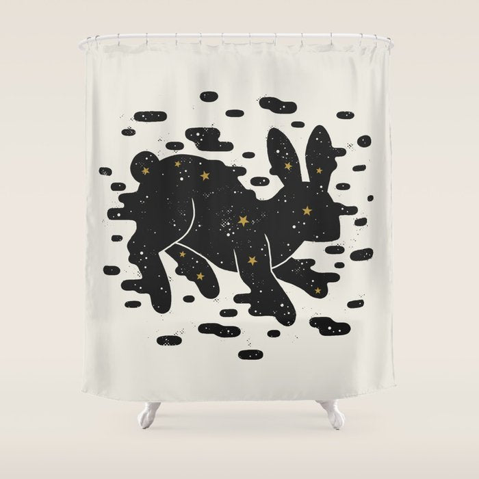 Lepus Consetellation Shower Curtain Gallery Image 1