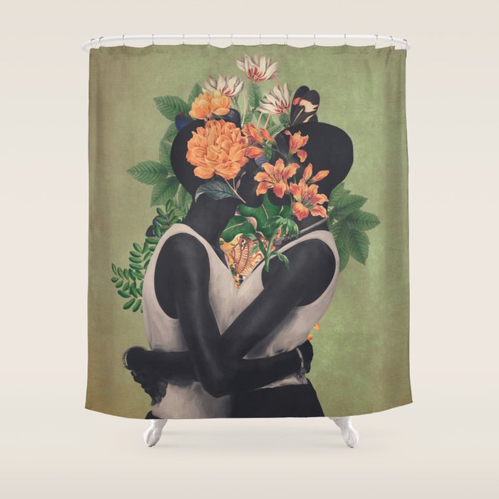 blooming kiss  Shower Curtain Gallery Image 1