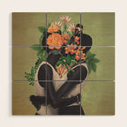 blooming kiss  Wood Wall Art Gallery Image 1
