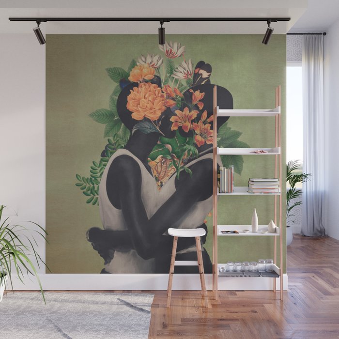 blooming kiss  Wall Mural Gallery Image 1