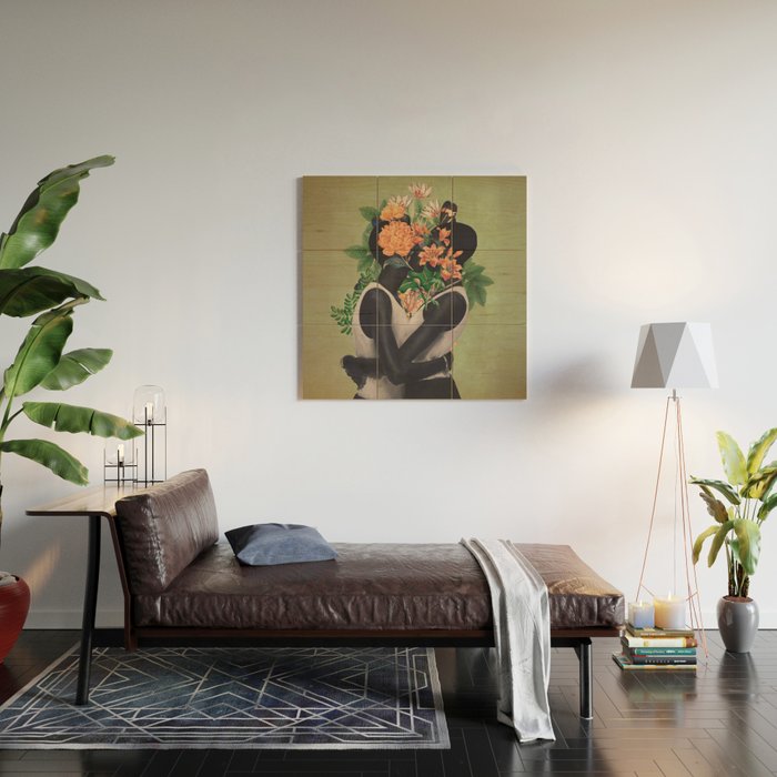 blooming kiss  Wood Wall Art Gallery Image 2