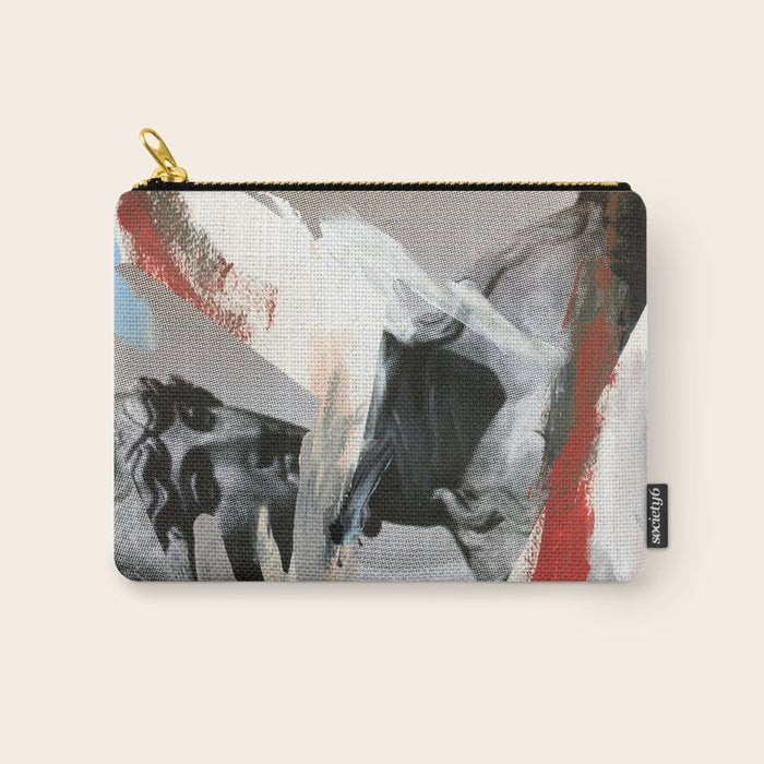 Untitled (Painted Composition 4) Carry All Pouch Gallery Image 1