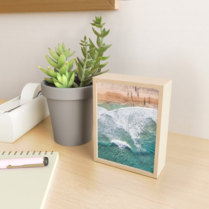 Surfing in the Ocean Mini Art Print Gallery Image 2