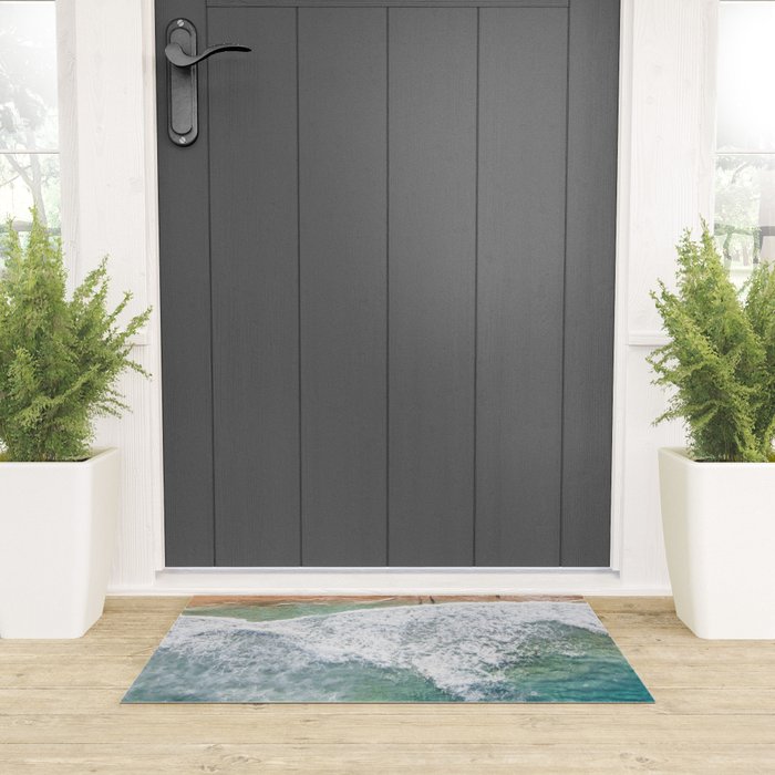 Surfing in the Ocean Welcome Mat Gallery Image 3