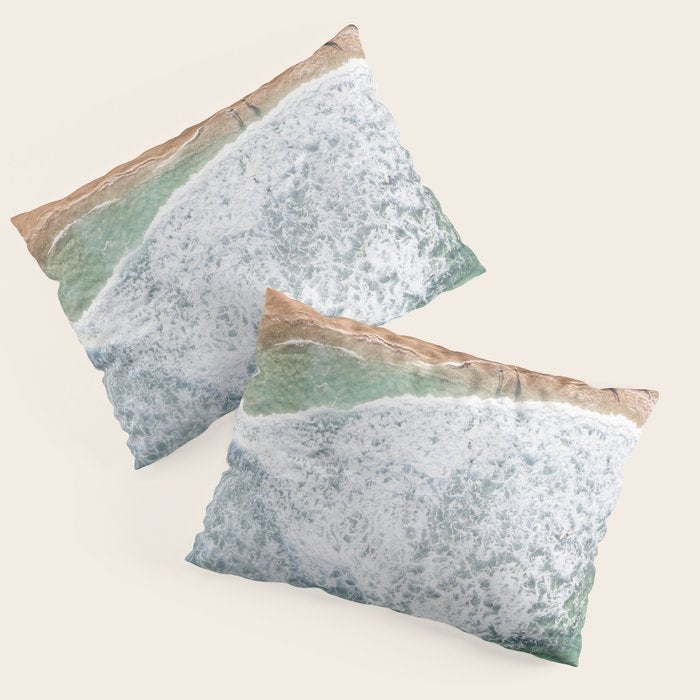 Surfing in the Ocean Pillow Sham Gallery Image 1