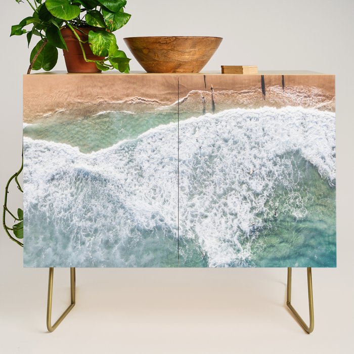 Surfing in the Ocean Credenza Gallery Image 1