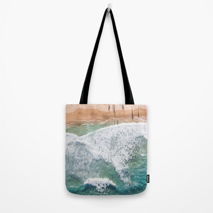 Surfing in the Ocean Tote Bag Gallery Image 2