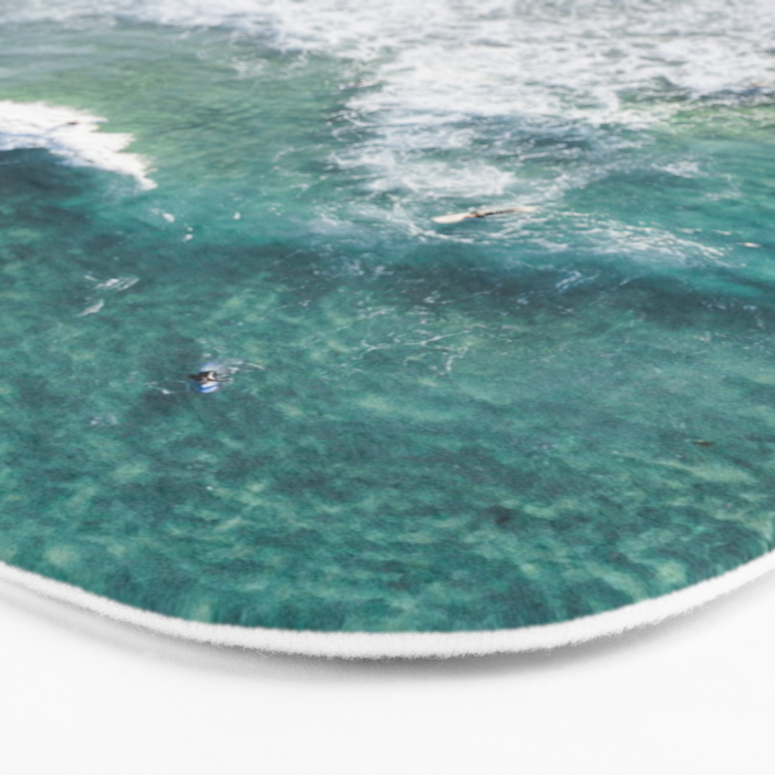 Surfing in the Ocean Bath Mat Gallery Image 3