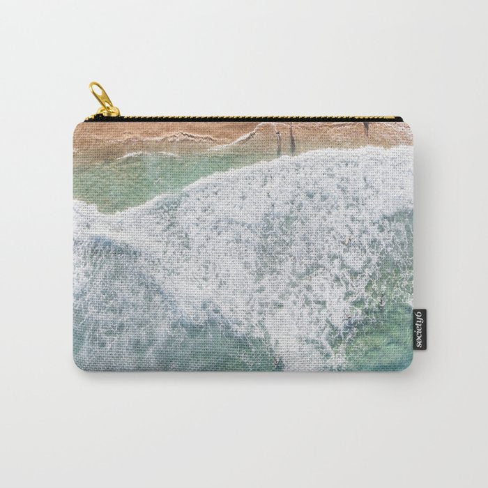 Surfing in the Ocean Carry All Pouch Gallery Image 1