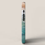 Surfing in the Ocean iPhone Case Gallery Image 2