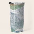 Surfing in the Ocean Travel Mug Gallery Image 3