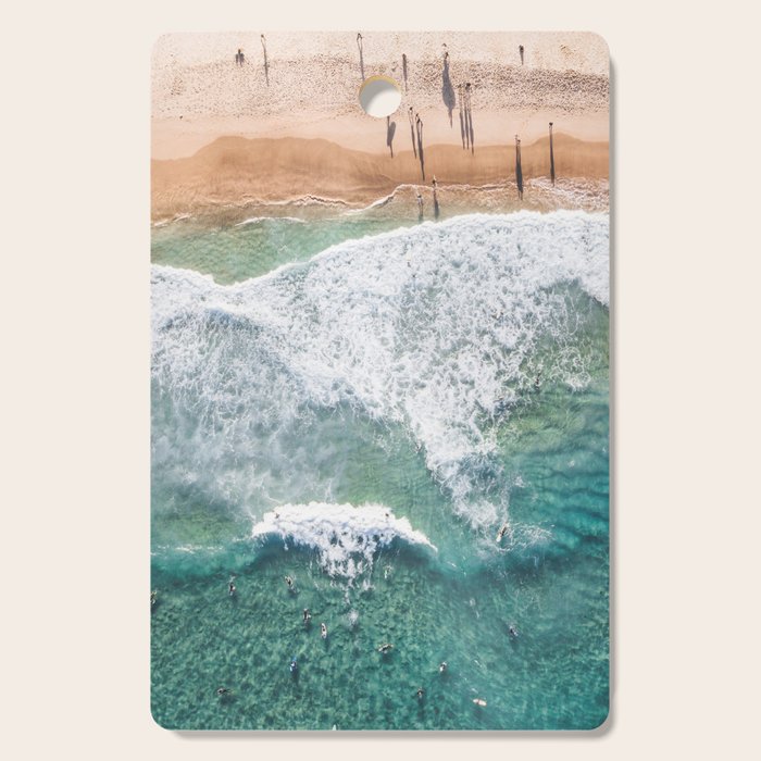 Surfing in the Ocean Cutting Board Gallery Image 1