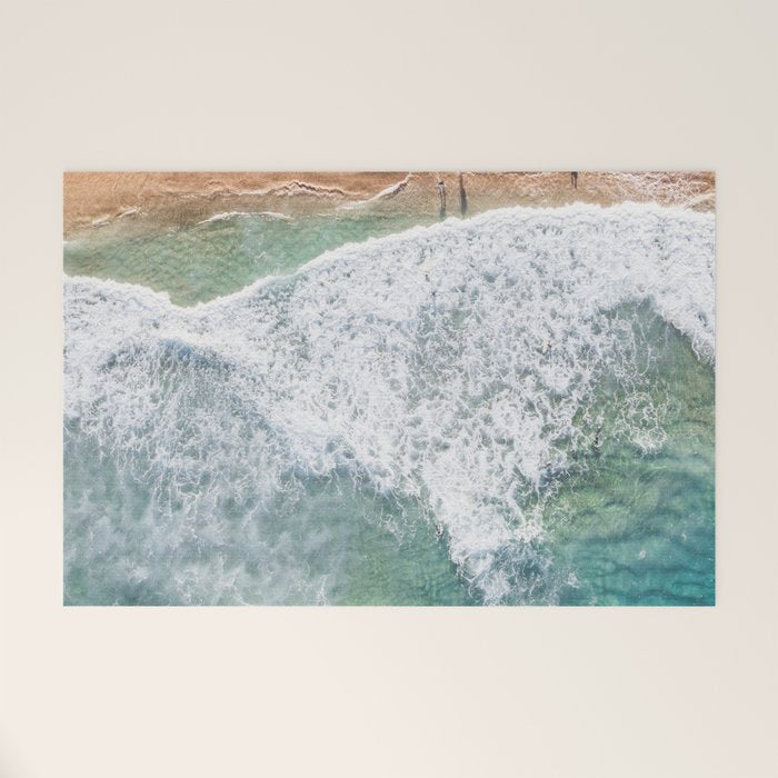 Surfing in the Ocean Welcome Mat Gallery Image 1