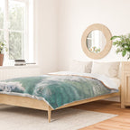 Surfing in the Ocean Duvet Cover Gallery Image 2