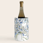 Blue Delphinium Flowers Wine Chiller Gallery Image 3
