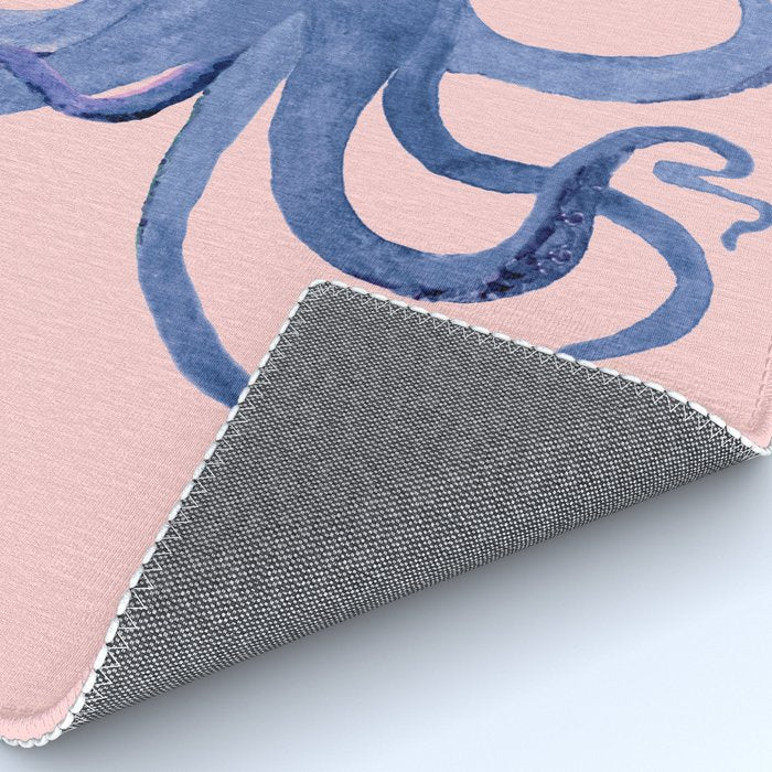 Blue Octopus and Butterfly Rug Gallery Image 4