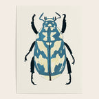 Blue beetle insect Poster Gallery Image 4
