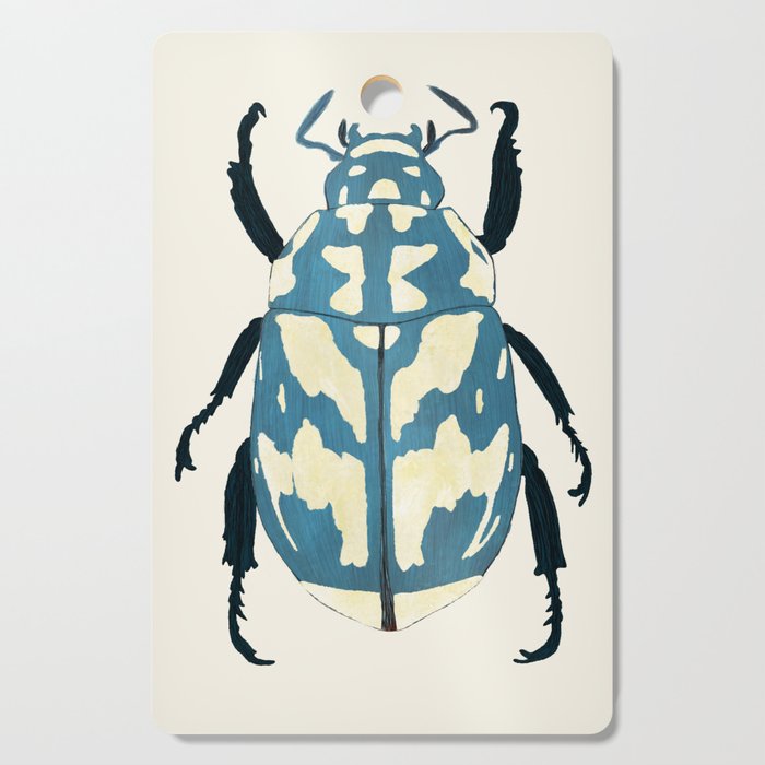 Blue beetle insect Cutting Board Gallery Image 1