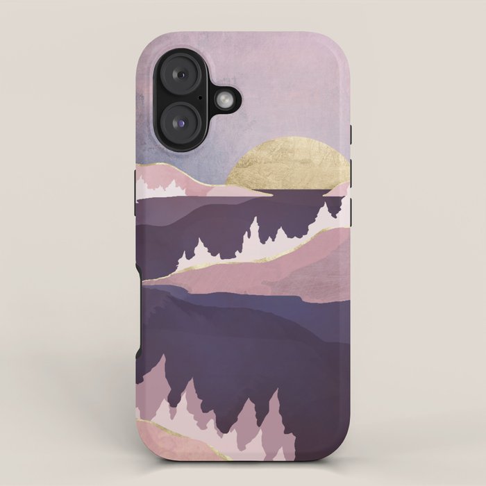 Mauve Lake iPhone Case Gallery Image 1