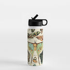French Vintage Butterflies Chart Adolphe Millot Papillons Larousse Pour Tous Cozy Boho Maximalist Water Bottle Gallery Image 1