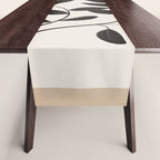 Minimalist plants and leaves Art 8 Table Runner Gallery Image 1