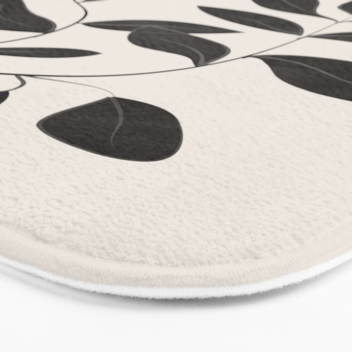 Minimalist plants and leaves Art 8 Bath Mat Gallery Image 3