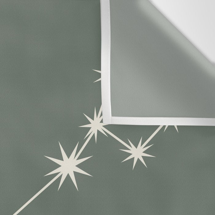 Pisces Zodiac Star Constellation Line Art Sage Wall Tapestry Gallery Image 3