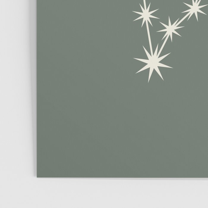 Pisces Zodiac Star Constellation Line Art Sage Poster Gallery Image 3