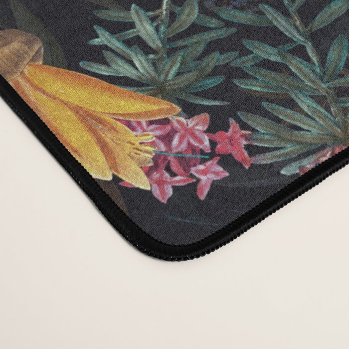 Vintage Jungle Birds Night Garden Desk Mat Gallery Image 4