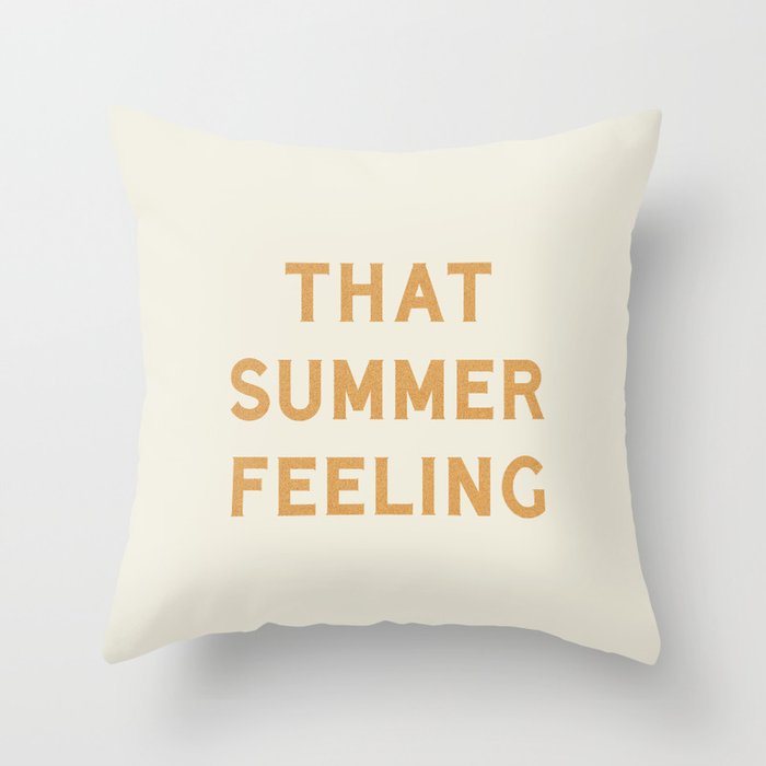 That Summer Feeling Throw Pillow Gallery Image 6