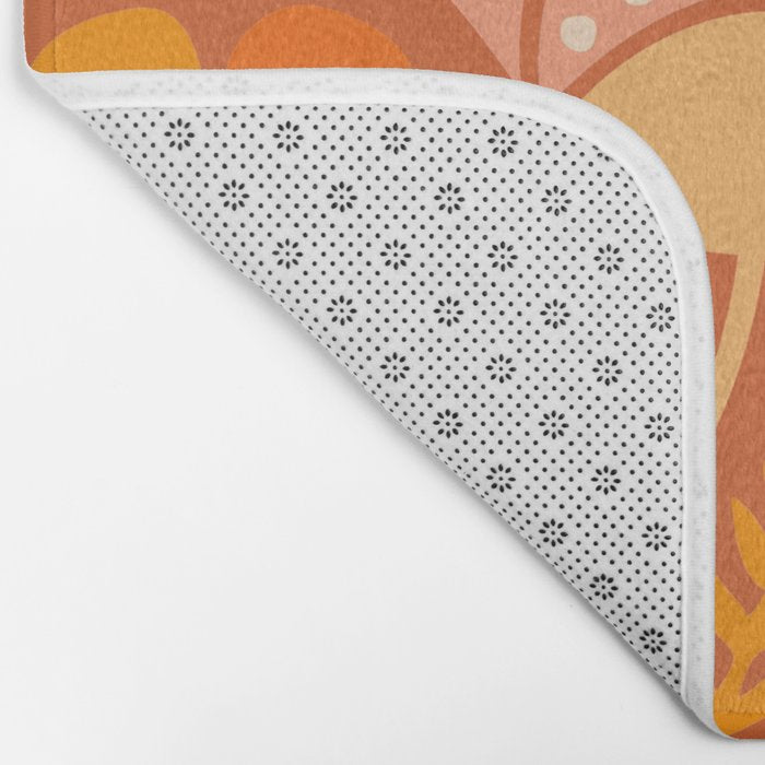 Disco Dance Party Flowers Bath Mat Gallery Image 2