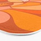 Disco Dance Party Flowers Bath Mat Gallery Image 3