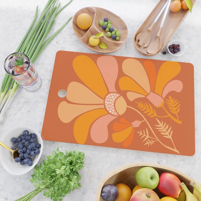 Disco Dance Party Flowers Cutting Board Gallery Image 2