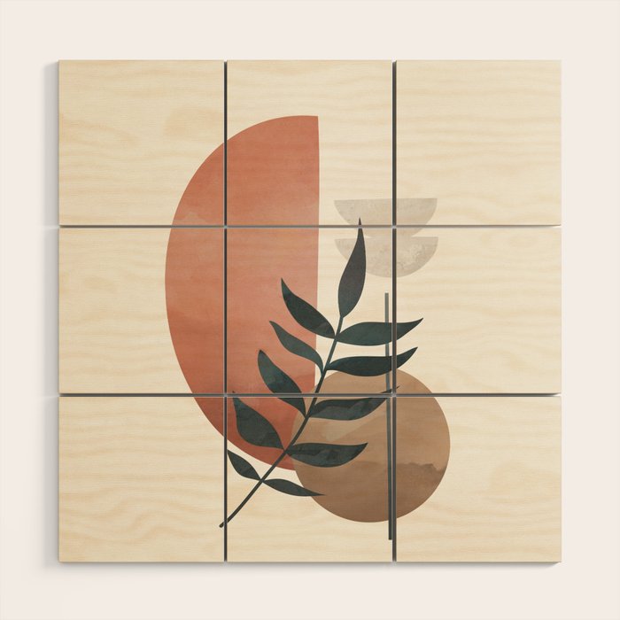 Abstract Rock Geometry 12 Wood Wall Art Gallery Image 1