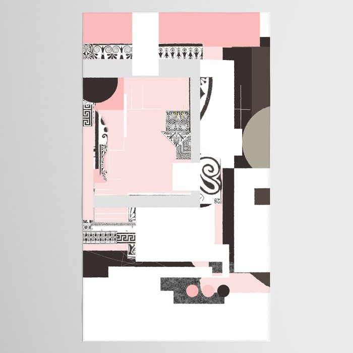 the abstract daydream · pink Tablecloth Gallery Image 2