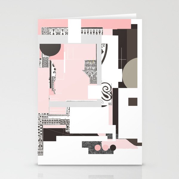 the abstract daydream · pink Stationery Card Gallery Image 2