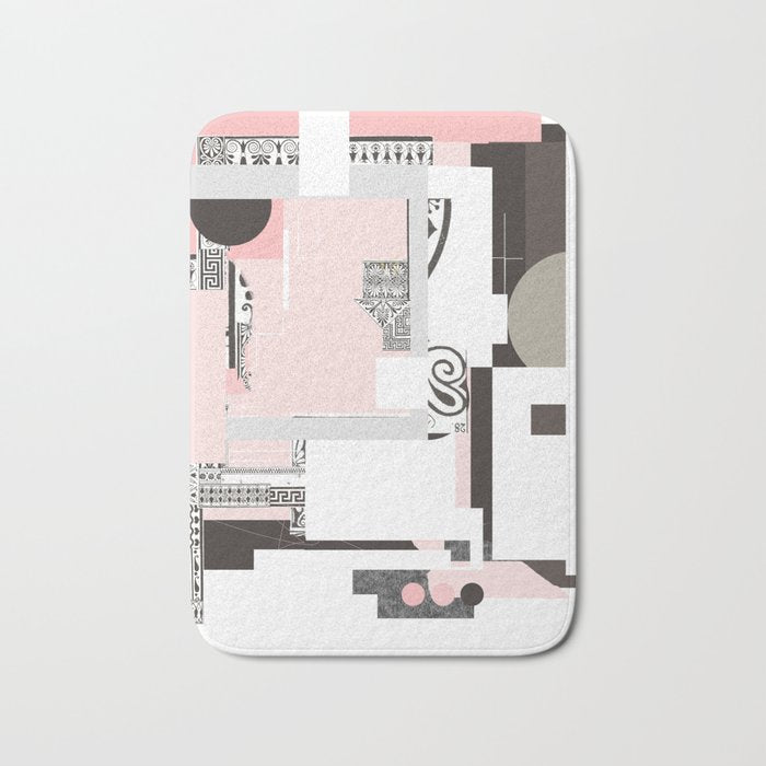the abstract daydream · pink Bath Mat Gallery Image 1